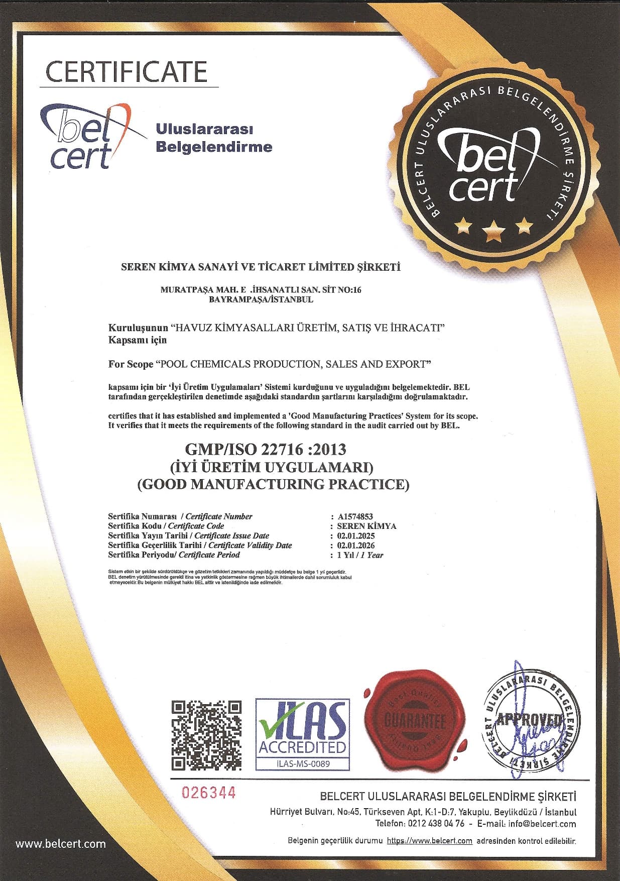 İmalathane Yeterlilik